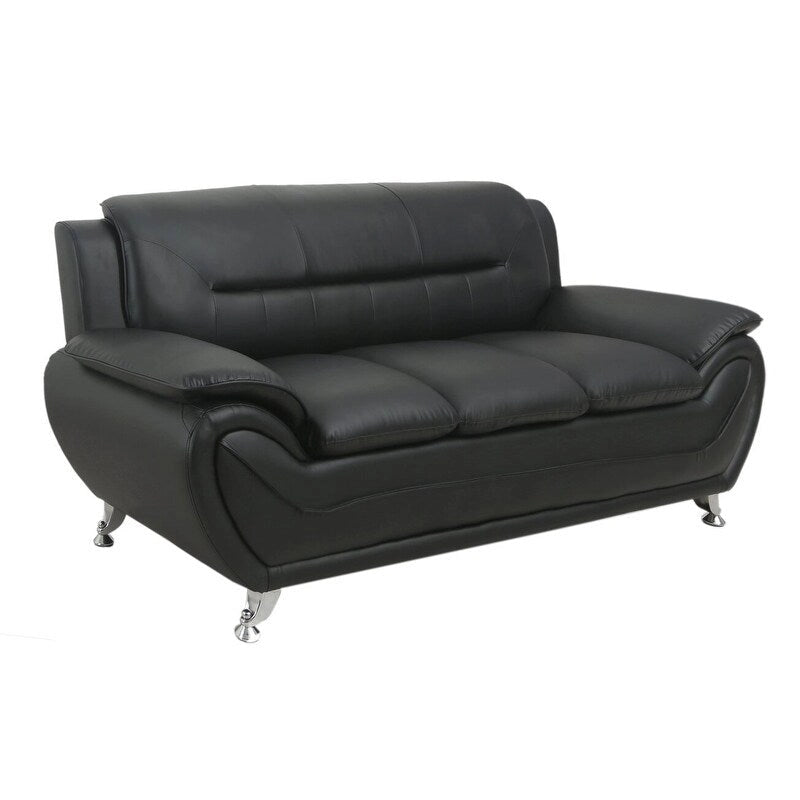 Nowoczesna sofa tapicerowana skórą ekologiczną