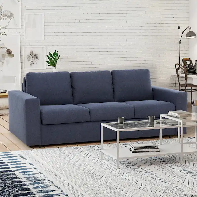 Rozkładana sofa Queen 82 cale z materacem piankowym o grubości 5 cali