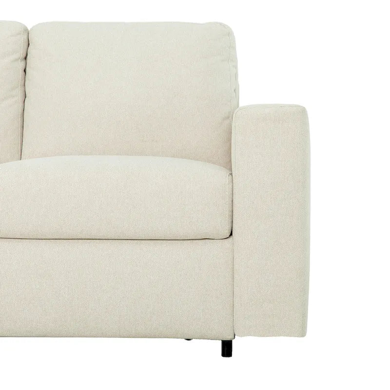Rozkładana sofa Queen 82 cale z materacem piankowym o grubości 5 cali