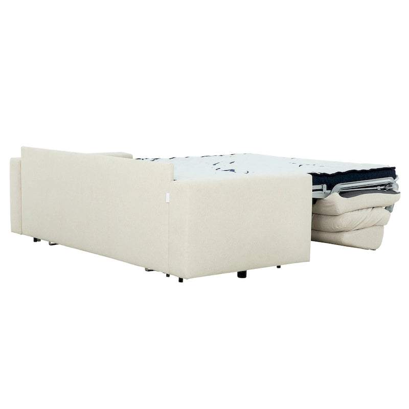 Rozkładana sofa Queen 82 cale z materacem piankowym o grubości 5 cali