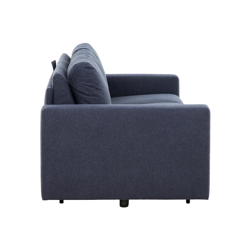 Rozkładana sofa Queen 82 cale z materacem piankowym o grubości 5 cali