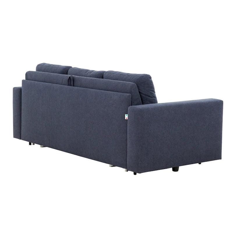 Rozkładana sofa Queen 82 cale z materacem piankowym o grubości 5 cali