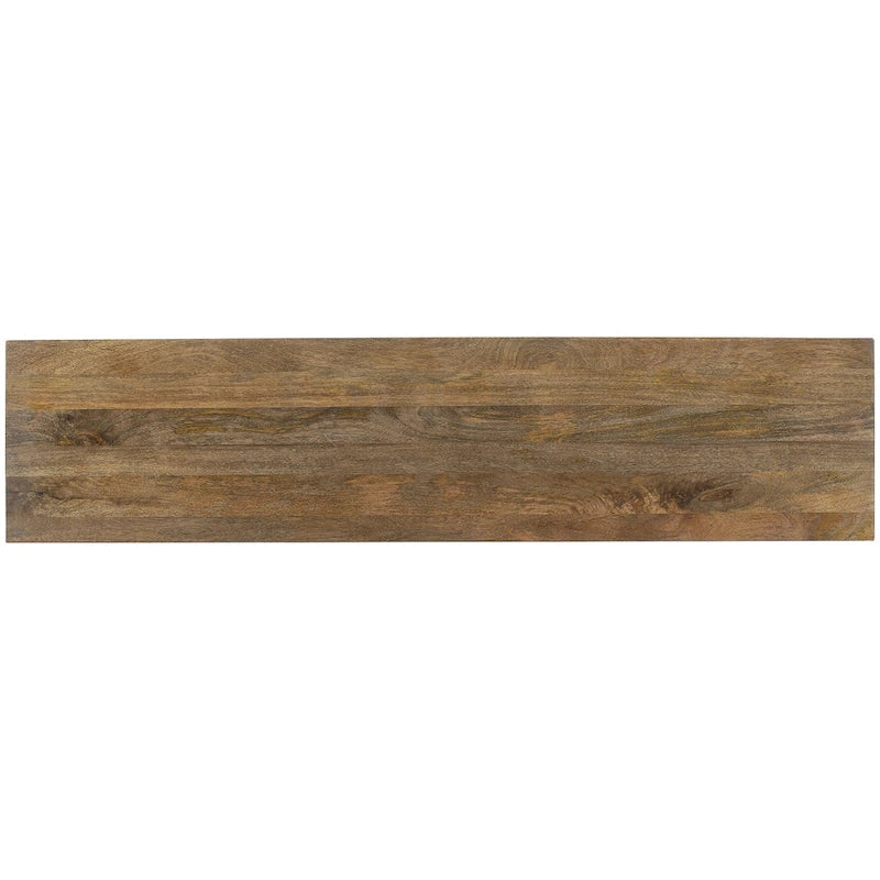 Szafka akcentowa czterodrzwiowa z półkami, wykończenie brązowe, 173 cm szer. x 41 cm gł. x 91 cm wys.